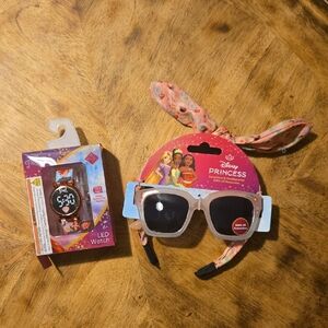 Disney Princess Watch, Sunglasses And Headband Bundle